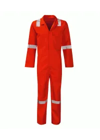 Red Flame Retardant Hi Vis Coverall