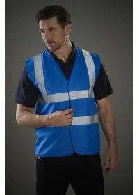 Leo Hi Vis Vest In Royal Blue​​​​​​​ W05