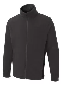 Two Tone Fleece Uneek UC617 Charcoal/Black