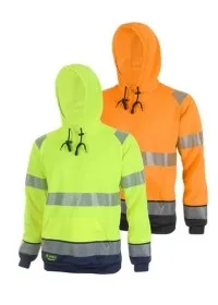 Hi Vis Two Colour  Hoodie HVTT025
