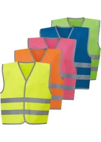 Kids Hi Vis Waistcoat Jacket YK102