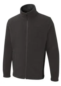 Two Tone Fleece Uneek UC617 Charcoal/Black