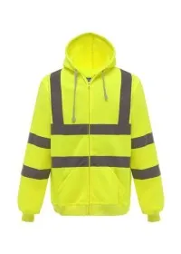 Personalised Zip-Up Hivis Hoodie HVK07