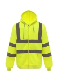 Zip-Up Hi Vis Hoodie Yoko HVK07