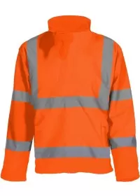 Personalised Hi Vis Softshell Jacket HVK09 Yoko Orange Rear