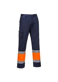 Portwest E049 Hi Vis Two Tone Combat Trousers