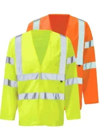 Flame Retardant Long Sleeve Hi Vis Vest FRHVJ03