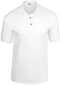 Jersey Knit Poloshirt DryBlend Gildan GD040 White