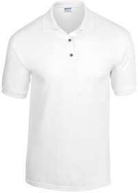 Jersey Knit Poloshirt DryBlend Gildan GD040 White