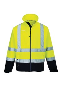 Hi Vis Classic Two Tone Softshell Jacket S425 Portwest