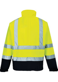 Hi Vis Classic Two Tone Softshell Jacket S425 Portwest Rear