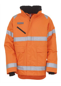 Yoko Fontaine Orange hi vis jacket
