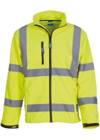 Personalised Hi Vis Softshell Jacket HVK09 Yoko