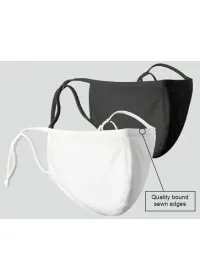 Black Face Covering - Mask single layer