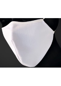 Custom Logo Face Mask - white