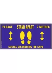 Social Distancing Floor Sticker 300mm