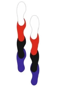 footprint floor stickers