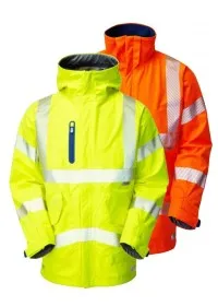 Hi Vis Waterproof Coat Leo A20 Marisco