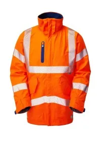 Hi Vis Waterproof Coat Leo A20 Orange