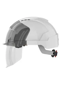 JSP EVO VISTAshield Vented Helmet White - Smoke