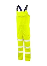 Hi Vis Bib & Brace Leo BB01 Yellow Front