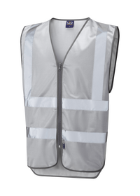 Silver HI Vis Vest Leo W35