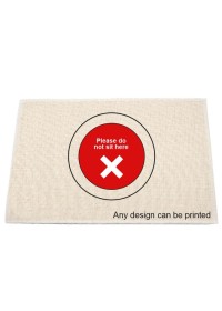 Do not sit here table placemat
