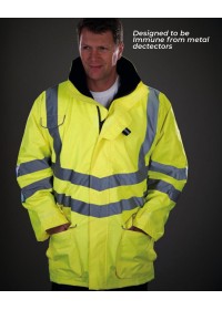 Metal Free Hi Vis Coat HVW702 Yoko