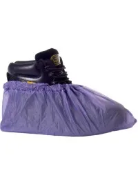 Disposable Overshoes PVC blue