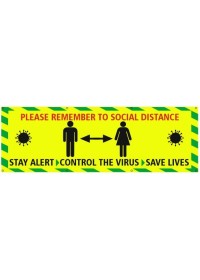 Social Distance Banner Keep 2 Metres