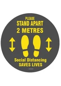 Social Distancing Floor Sticker Keep Distance