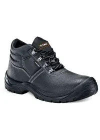 Safety toe cap leather boot