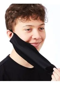 Economy Washable Black Face Covering - Mask Xq001