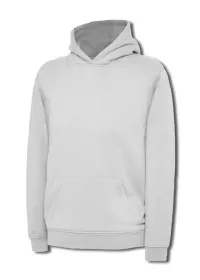 Uneek UX8 Children's Hooded Sweatshirt White
