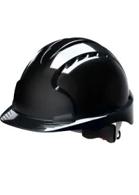 EVO3 Vented Safety Helmet With Wheel Ratchet JSP Black