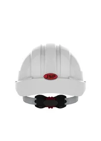 EVO3 Vented Safety Helmet With Wheel Ratchet JSP White Rear