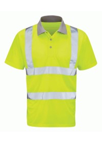 HVPS Yellow Hi Vis Poloshirt