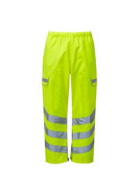 Pulsar Yellow Hi Vis Waterproof Overtrousers P206