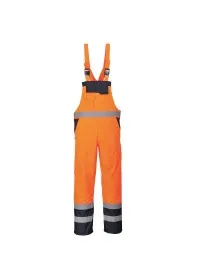 Portwest S489 Contrast Bib & Brace - Lined