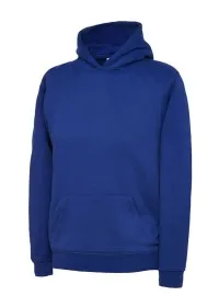 Uneek UX8 Children's Hooded Sweatshirt Royal