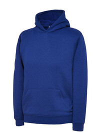 Uneek UX8 Children's Hooded Sweatshirt Royal