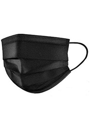 Black Disposable Face Mask 3 Layer