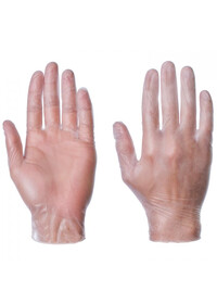 Vinyl Powdered Disposable Gloves Pack of 100