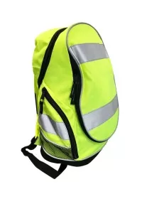 Hi Vis Bag With Black Trim And Reflective Tape Yellow