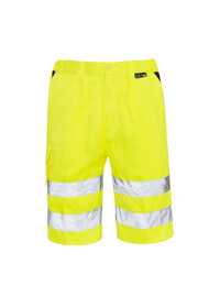 Yellow Hi Vis Shorts Supertouch