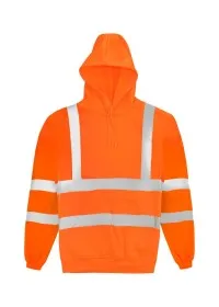 HVHSP Vanguard Hi Vis Hooded Sweatshirt Orbit Orange