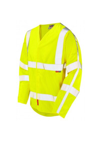 Leo s17 Flame retardant hi vsi vest with long sleeves