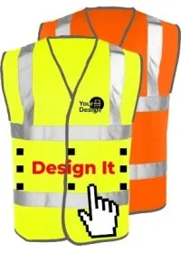 Personalised Premium Quality Hi Vis Vest Leo W01