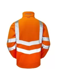 Pulsarail PR508 Orange Hi Visibility Fleece Jacket Rear