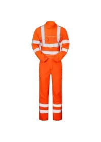 Orange FR-AST-ARC Hi Vis Coverall Pulsarail PRARC05